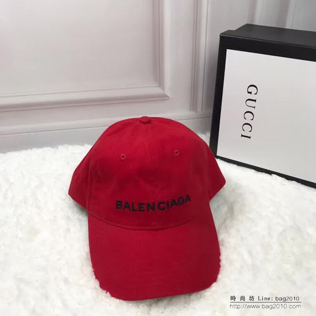 BALENCIAGA巴黎世家 2018百搭款 棒球帽 男女同款 LLWJ6992